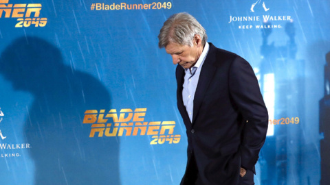 Harrison Ford, en la presentación de 'Blade Runner 2049' en Madrid. / EMILIO NARANJO (EFE) Harrison Ford, en la presentación de 'Blade Runner 2049' en Madrid. / EMILIO NARANJO (EFE)