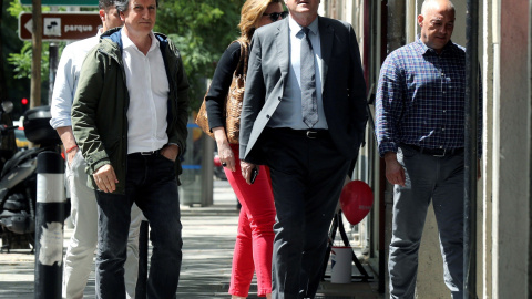 El candidato del PSOE a la presidencia de la Comunidad de Madrid Ángel Gabilondo, a su llegada a la reunión de la Ejecutiva Federal del PSOE. EFE/Kiko Huesca