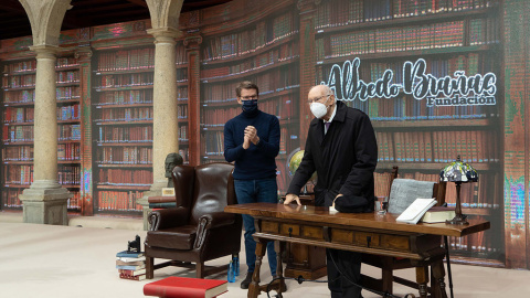 18/4/22 Feijóo con Romay Beccaría, en marzo de 2021 en el nombramiento de este último como presidente de la Fundacion Alfredo Brañas. 18/4/22 Feijóo con Romay Beccaría, en marzo de 2021 en el nombramiento de este último como presidente de la Fundacion Alfredo Brañas.