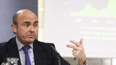 El ministro de Economía y Competitividad en funciones, Luis de Guindos El ministro de Economía y Competitividad en funciones, Luis de Guindos