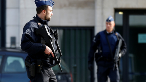 Fotografía de un policía belga. / Reuters Fotografía de un policía belga. / Reuters