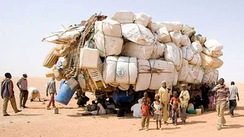 Viajando hacia Tamanrasset, a través de Mali.