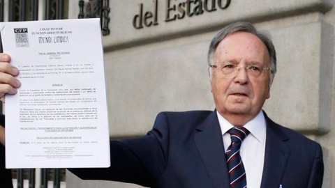 El secretario general del sindicato de funcionarios Manos Limpias, Miguel Bernard. EFE El secretario general del sindicato de funcionarios Manos Limpias, Miguel Bernard. EFE