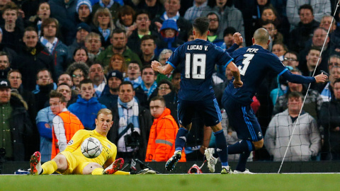 Hart salva una ocasión de Pepe durante el partido. Reuters / Jason Cairnduff Hart salva una ocasión de Pepe durante el partido. Reuters / Jason Cairnduff