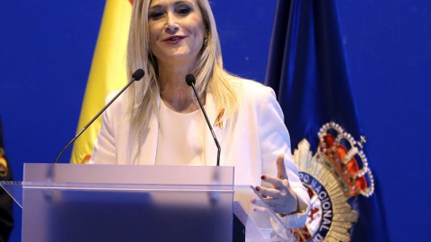 Cifuentes, hace unos días en un acto en Madrid. EFE/J. J. Guillén Cifuentes, hace unos días en un acto en Madrid. EFE/J. J. Guillén