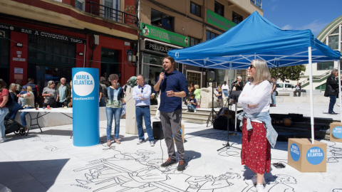 3/5/23 Mitin de Xan Xove, candidato de Marea Atlántica en A Coruña. 3/5/23 Mitin de Xan Xove, candidato de Marea Atlántica en A Coruña.