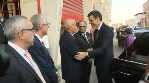 El rey, Sánchez y Torra, juntos en la inauguración de los Juegos del Mediterráneo en Tarragona El rey, Sánchez y Torra, juntos en la inauguración de los Juegos del Mediterráneo en Tarragona