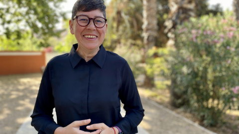 Pilar Lima tras la entrevista con 'Público¡ Pilar Lima tras la entrevista con 'Público¡