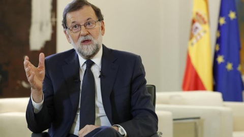 El presidente del Gobierno, Mariano Rajoy, durante una entrevista. /EFE El presidente del Gobierno, Mariano Rajoy, durante una entrevista. /EFE