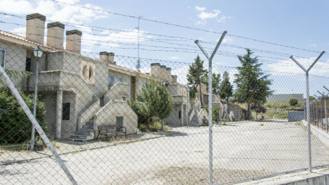 Viviendas de los funcionarios de prisiones de la cárcel de Brieva. / J. GÓMEZ