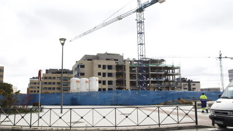 Vivienda en construcción en Madrid. E.P. Vivienda en construcción en Madrid. E.P.