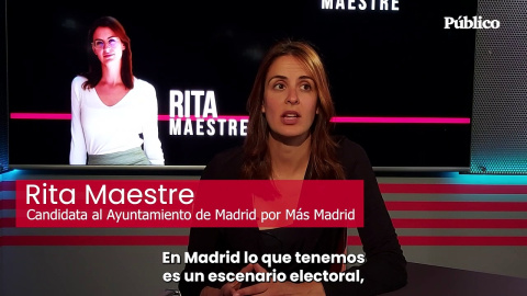 Rita Maestre: "La política tiene que ser hablar de los problemas y hablar de las soluciones. Y cuando nos alejamos de eso, entonces es cuando se genera desafección" Rita Maestre: "La política tiene que ser hablar de los problemas y hablar de las soluciones. Y cuando nos alejamos de eso, entonces es cuando se genera desafección"