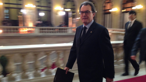 El expresident de la Generalitat y líder de la extinta CDC, Artur Mas, en el Palamnt. E.P. El expresident de la Generalitat y líder de la extinta CDC, Artur Mas, en el Palamnt. E.P.