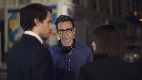 Michel Hazanavicius en el rodaje. Michel Hazanavicius en el rodaje.