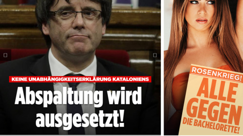 Portada de 'Bild' (Alemania)