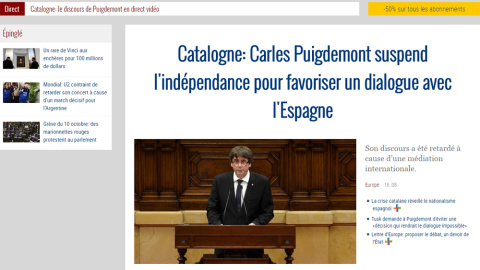 Portadas de 'Le Soir'