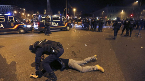 Disturbios tras las Marchas por la Dignidad en Madrid. .Efe Disturbios tras las Marchas por la Dignidad en Madrid. .Efe