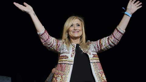 La candidata del PP a la Comunidad de Madrid, Cristina Cifuentes, abrió la campaña electoral en un acto en los Jardines de Cecilio Rodríguez (Retiro). EFE La candidata del PP a la Comunidad de Madrid, Cristina Cifuentes, abrió la campaña electoral en un acto en los Jardines de Cecilio Rodríguez (Retiro). EFE