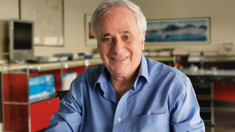 Ilan Pappé, durant l'entrevista amb 'Públic'. QUERALT CASTILLO Ilan Pappé, durant l'entrevista amb 'Públic'. QUERALT CASTILLO