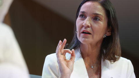 04/05/2023 - La candidata del PSOE a la Alcaldía de Madrid, Reyes Maroto. 04/05/2023 - La candidata del PSOE a la Alcaldía de Madrid, Reyes Maroto.