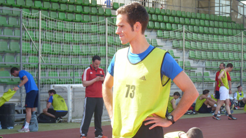 Uno de loas árbitros en las pruebas físicas. /RFEF Uno de loas árbitros en las pruebas físicas. /RFEF