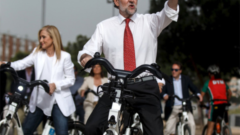 Rajoy y Cifuentes, su candidata para la Alcaldía de Madrid. Falta Aguirre. / REUTERS Rajoy y Cifuentes, su candidata para la Alcaldía de Madrid. Falta Aguirre. / REUTERS