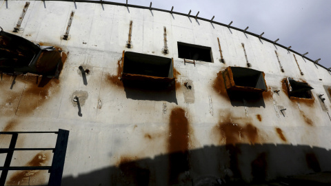 Parte de una fábrica de alimentos que se cerró en 2009, cerca de la ciudad de Xanthi, en la región de Tracia, Grecia.- REUTERS / Yannis Behrakis