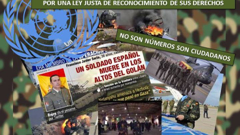 Convocatoria de la manifestación para reclamar los derechos de los militares heridos y fallecidos en acto de servicio. Convocatoria de la manifestación para reclamar los derechos de los militares heridos y fallecidos en acto de servicio.