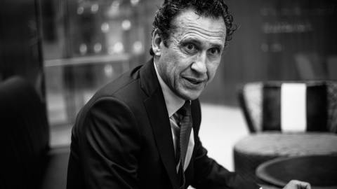 Jorge Valdano, en un momento de la entrevista. REPORTAJE FOTOGRÁFICO: JAIRO VARGAS Jorge Valdano, en un momento de la entrevista. REPORTAJE FOTOGRÁFICO: JAIRO VARGAS