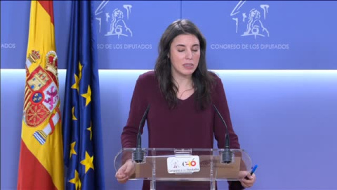 El "portavozas" de Irene Montero El "portavozas" de Irene Montero