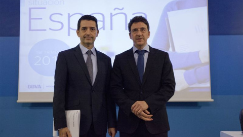 Rafael Doménech y Jorge Sicilia, de BBVA Research. E.P. Rafael Doménech y Jorge Sicilia, de BBVA Research. E.P.
