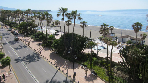 Paseo marítimo de Estepona. Paseo marítimo de Estepona.