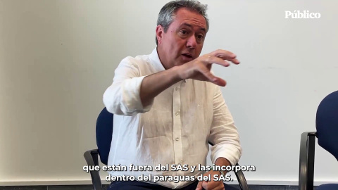 Juan Espadas: "Mi primera medida será atender la sanidad pública" Juan Espadas: "Mi primera medida será atender la sanidad pública"