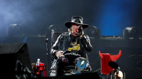 La prensa lusa elogia con unanimidad el debut de Axl Rose con AC/DC. /EFE La prensa lusa elogia con unanimidad el debut de Axl Rose con AC/DC. /EFE