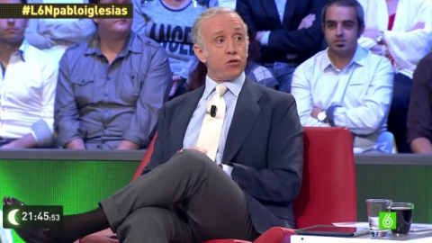 Eduardo Inda en el plató de 'La Sexta Noche'. Eduardo Inda en el plató de 'La Sexta Noche'.