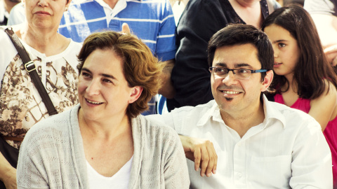 Ada Colau y su número dos Gerardo Pisarello. Ada Colau y su número dos Gerardo Pisarello.