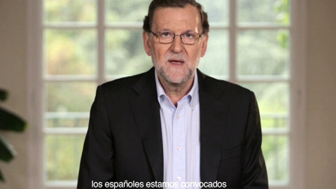 Imagen del vídeo con el que el presidente del PP, Mariano Rajoy, ha iniciado la precampaña, y en el que apela a decidir "en serio" en las elecciones generales del 26 de junio. EFE Imagen del vídeo con el que el presidente del PP, Mariano Rajoy, ha iniciado la precampaña, y en el que apela a decidir "en serio" en las elecciones generales del 26 de junio. EFE