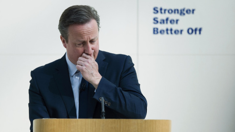 El primer ministro británico, David Cameron, en el British Museum de Londres. / LEON NEAL (REUTERS) El primer ministro británico, David Cameron, en el British Museum de Londres. / LEON NEAL (REUTERS)