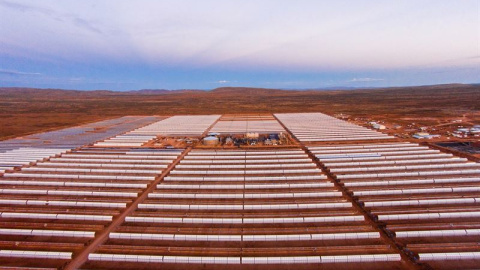 Planta termosolar que Acciona y Sener construyen en Sudáfrica. E.P. Planta termosolar que Acciona y Sener construyen en Sudáfrica. E.P.