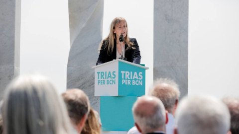 L'exconsellera Victòria Alsina en un acte de Trias per Barcelona.