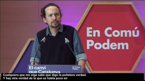 Iglesias: "Todo el mundo sabe que se acabaron los gobiernos de partido único" Iglesias: "Todo el mundo sabe que se acabaron los gobiernos de partido único"