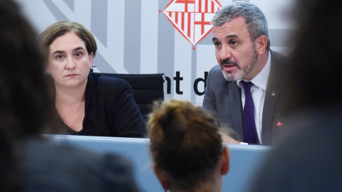 La alcaldesa Ada Colau y el líder municipal del PSC en Barcelona, Jaume Collboni. / Ajuntament de Barcelona La alcaldesa Ada Colau y el líder municipal del PSC en Barcelona, Jaume Collboni. / Ajuntament de Barcelona