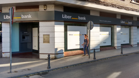 Una oficina de Liberbank en Ciudad Real. Una oficina de Liberbank en Ciudad Real.