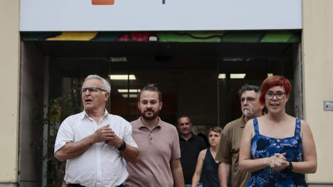 La coportavoz de Compromís Águeda Micó (d) y el alcalde de Valencia, Joan Ribó (i), a su salida de la reunión de la Ejecutiva de Compromís en la que se iba a debatir sobre el futuro de la formación tras la imputación de la ya ex vicepreside La coportavoz de Compromís Águeda Micó (d) y el alcalde de Valencia, Joan Ribó (i), a su salida de la reunión de la Ejecutiva de Compromís en la que se iba a debatir sobre el futuro de la formación tras la imputación de la ya ex vicepreside