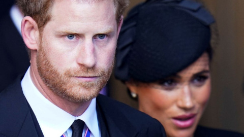 Harry y Meghan Markle en el Palacio de Westminster, en Londres, a 14 de septiembre de 2022. Harry y Meghan Markle en el Palacio de Westminster, en Londres, a 14 de septiembre de 2022.