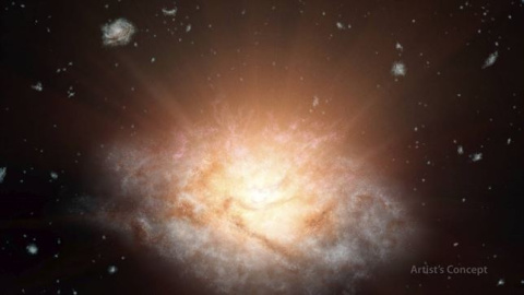 La NASA descubre la galaxia más luminosa del Universo La NASA descubre la galaxia más luminosa del Universo