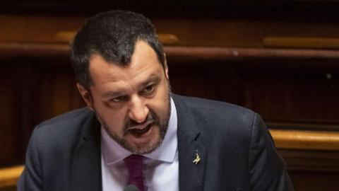 El ministro italiano de Interior, Matteo Salvini. / CLAUDIO PERI (EFE) El ministro italiano de Interior, Matteo Salvini. / CLAUDIO PERI (EFE)