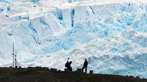 Las capas de hielo de la región antártica han perdido una quinta parte de su grosor original en las últimas dos décadas. AFP Las capas de hielo de la región antártica han perdido una quinta parte de su grosor original en las últimas dos décadas. AFP