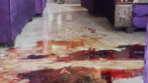 Estado en que quedí la cafetería en la que tiene su sede una peña madridista en la ciuidad iraquí de Balad. REUTERS/Stringer Estado en que quedí la cafetería en la que tiene su sede una peña madridista en la ciuidad iraquí de Balad. REUTERS/Stringer