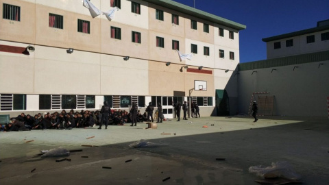 Internos en la cárcel de Archidona.